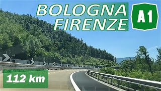 A1  BOLOGNA  FIRENZE  Autostrada del Sole [upl. by Eiramlehcar]