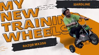 Hardline Adjustable Training Wheels for Razor MX 125 MX350 MX400 MX450 SX500 Unboxing amp Assembly [upl. by Sherris]