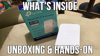 TPLink AC1200 Mesh WiFi Range Extender RE330 Unboxing and Handson [upl. by Siva]