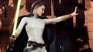 Star Wars Battlefront 2  369 Leia Organa KillstreakGameplay [upl. by Blackstock]