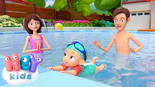 Lerne schwimmen wie ein kleiner Fisch 🏊‍♂️  Bildungslied für Kinder  HeyKids Kinderlieder TV [upl. by Adnilahs740]