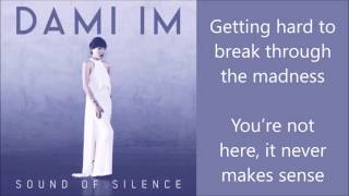 Dami Im  Sound of Silence Lyrics  Eurovision Song Contest 2016 Australia [upl. by Amada]