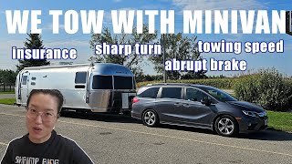 Q amp A Towing a 27ft Airstream with Minivan 22 [upl. by Augustine621]