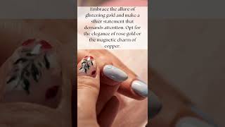 Glamorous Metallic Accents for Stiletto Acrylic Nails Elevate Your Look [upl. by Liamsi281]