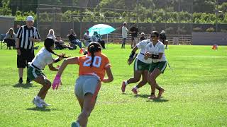 Flag Football Long Beach Poly vs Saint Joseph [upl. by Cilka]