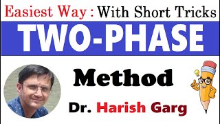 Two Phase Method of LPP [upl. by Enileme101]