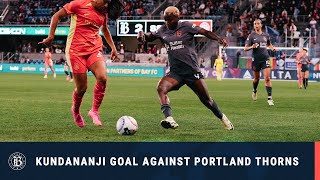 Bay FC Goal by Racheal Kundananji against Portland Thorns [upl. by Merfe]