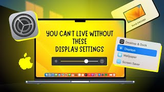 Mac Users  Change These Display Settings Right Now  Best Display Settings for MacBooks [upl. by Elac656]