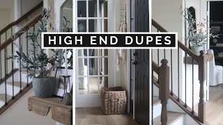 HIGH END VS THRIFT STORE  DIY ENTRYWAY MAKEOVER  DIY THRIFT FLIPS  DIY ACCENT WALL [upl. by Nitsrek]