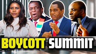 BREAKING Hakainde Hichilema amp Others Boycott Summit SADC Villas A Looting Vehicle  Your Take [upl. by Ayila]