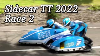 Isle of Man TT 2022  High Speed Cornering At Its Best Sidecar Race 2 [upl. by Aseretairam]