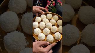 Desiccated Coconut Laddoo  reemasnorthsouthkitchen shorts ytshorts [upl. by Yendor]