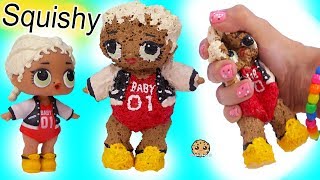 DIY SQUISHY DOLL  Handmade Do It Yourself Sponge Craft Video [upl. by Elleniad]