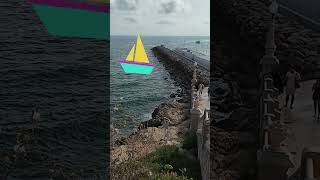 Short  A walk in Sitges 2024  Catalunya XX 4K  Gadabout039 Osmo Action 4 [upl. by Ahsian]