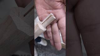 Wedge machining jig for round tenons compatible shorts [upl. by Nonnair551]