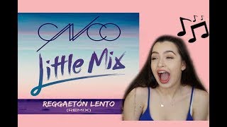 CNCO amp LITTLE MIX REGGAETON LENTO REMIX REACTION [upl. by Hamilton]