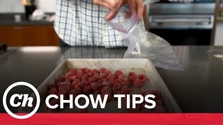 The Best Way to Store Food in the Freezer  CHOW Tip [upl. by Laehpar]