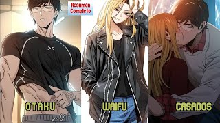 ES OBLIGADA a CASARSE con el OTAKU de la CLASE sin SABER ERA UN BOMBOM👫 Resumen Manhwa [upl. by Kyrstin875]