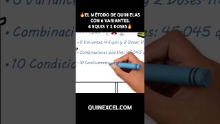 ¡Descubre este Método de Quinielas Creado con Excel [upl. by Elizabet]