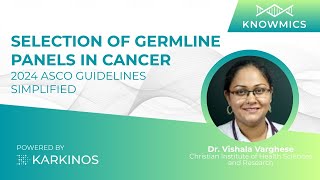 Germline Testing in Lung Cancer by Dr Vishala Varghese [upl. by Nahc]