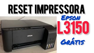 Como Resetar Impressora Epson L3150 Jeito mais facil [upl. by Reitman]