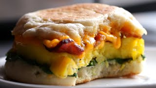 MicrowavePrep Breakfast Sandwiches [upl. by Revell]