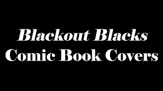 Blackout Blacks  Awesome Black Comic Book Covers No Modern comics comicbooks goldenagecomics [upl. by Tloc939]