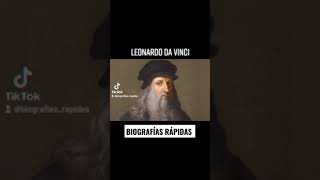 BIOGRAFÍA rápida de LEONARDO DA VINCI [upl. by Latnahs73]