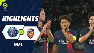 PARIS SAINTGERMAIN  FC LORIENT 0  0  Highlights  PSG  FCL  20232024 [upl. by Voltz]