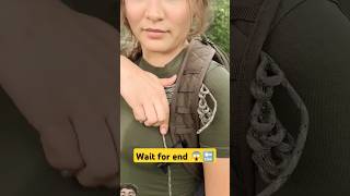 🔚 End 😱 outdoorsurvival lifehacks bushcraft survival handmade lifehack axe outdoors [upl. by Jabe]