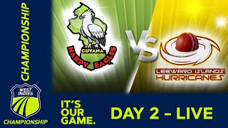 🔴 LIVE Guyana v Leewards  Day 2  West Indies Championship  Thursday 30th March 2023 [upl. by Lihp759]