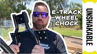 ETrack Motorcycle Wheel Chock  DC Cargo  Trailer Hustle How To [upl. by Oiralih547]