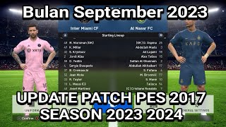 Update pes 2017 season 2023 2024 untuk Pes 2017 yang masih polos [upl. by Ludovika391]