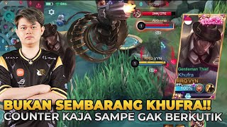 KETEMU KAJA DI RANKED COUNTER PAKAI KHUFRA ENAK BANGET  MLBB [upl. by Zorine996]