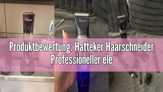 Produktbewertung Hatteker Haarschneider Professioneller elektrischer Bartschneider mit LCDDisplay [upl. by Ramas76]