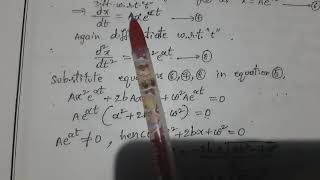 Damped harmonic oscillator with notes [upl. by Airdnas]