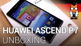 Huawei Ascend P7  Unboxing amp Erste Eindrücke [upl. by Roma]