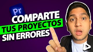 Cómo COMPARTIR PROYECTOS De Premiere Pro  SIN PERDER ARCHIVOS  🎁 [upl. by Orville]