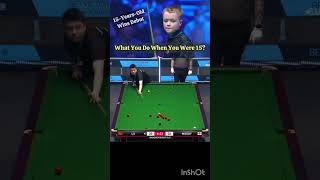 Snooker shoot out 15 year old Moody [upl. by Aramas]