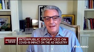 Interpublic Group CEO on the impact of coronavirus on the ad industry [upl. by Netsrik]