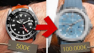 BEST First Watch for Every Budget 500€  100000€  Seiko Omega Rolex Patek Philippe etc [upl. by Eizdnil]