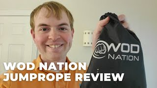 WOD Nation Jump Rope Review [upl. by Nappie]