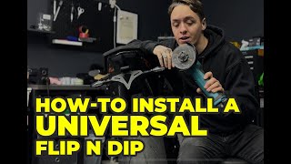 Universal Flip N Dip Adjustable Tail Tidy How To Install [upl. by Esinnej]