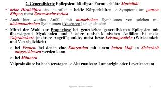 Epilepsie II fokale und generalisierte Anfälle Status epilepticus [upl. by Pickford947]