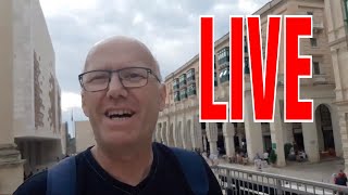 Englishman LIVE in Valletta MALTA [upl. by Asiled445]