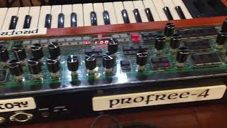 YMO quotRydeenquot performed by original hard synthesizer Profree4 [upl. by Halbeib]