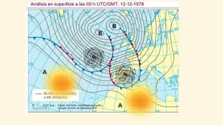 Mapa de isobaras Comentario de un mapa del tiempo [upl. by Marcin]