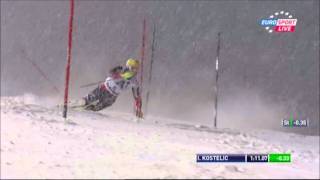 Ivica Kostelic wins slalom in Flachau 2011 Full HD [upl. by Yalahs95]