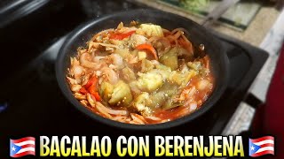 Bacalao Con Berenjena Recipe Cod Fish amp Eggplant [upl. by Isabelita6]