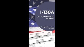 Does your spouse have to sign form I130A if they are overseas [upl. by Notwen]